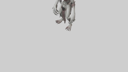 3D model Halfdead creature model VR / AR / low-poly