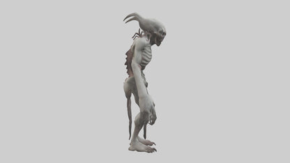 3D model Halfdead creature model VR / AR / low-poly