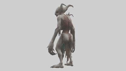 3D model Halfdead creature model VR / AR / low-poly