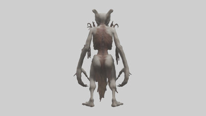 3D model Halfdead creature model VR / AR / low-poly