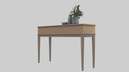 Hallway table model VR / AR / low-poly
