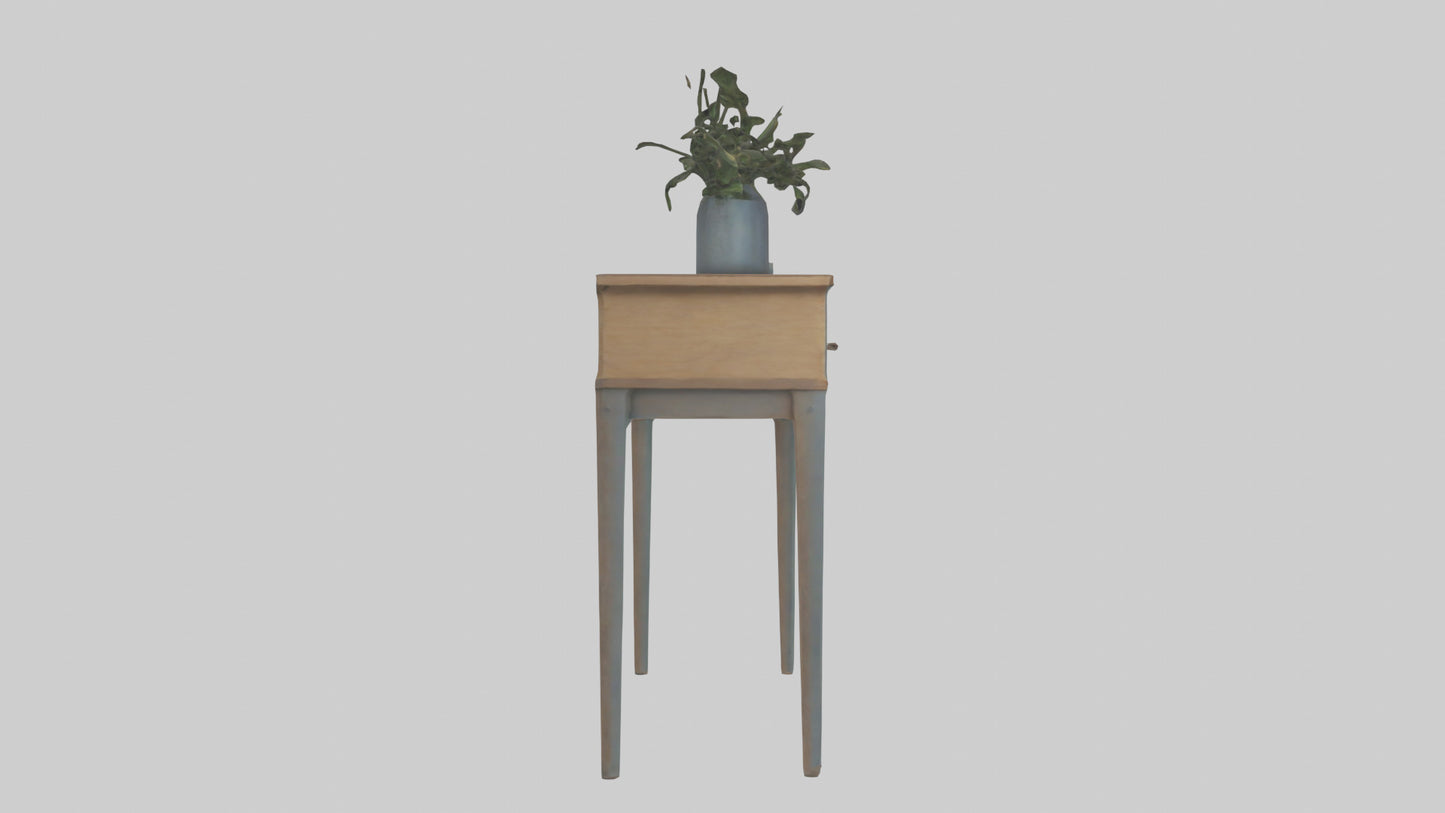 Hallway table model VR / AR / low-poly