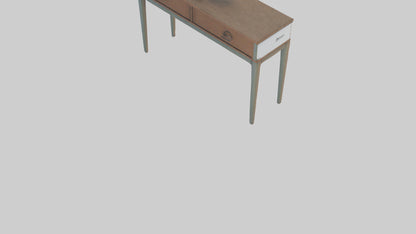 Hallway table model VR / AR / low-poly