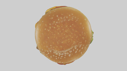3D model Hamburger model VR / AR / low-poly