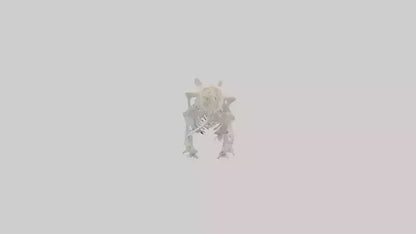 3D model Hamster Skeleton model VR / AR / low-poly