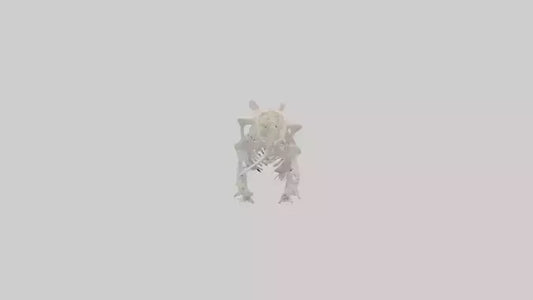 3D model Hamster Skeleton model VR / AR / low-poly