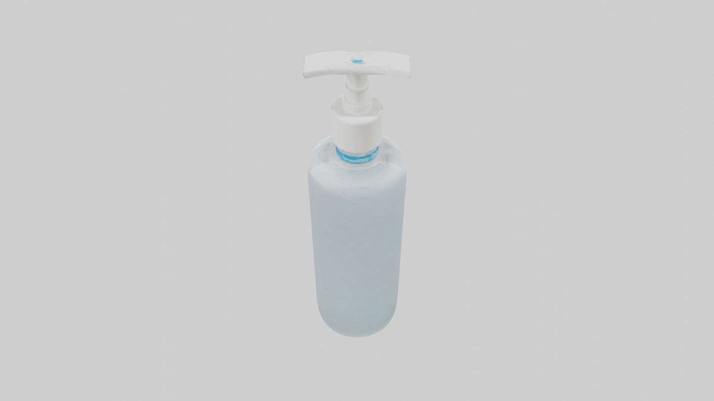 3D model Hand Sanitizer model VR / AR / low-poly