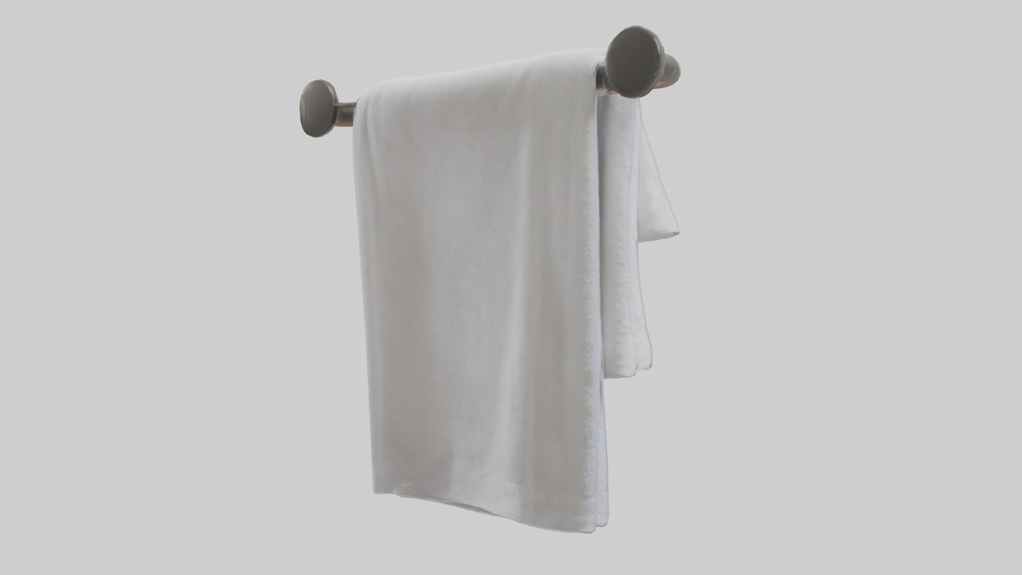 3D model Hand towel model VR / AR / low-poly