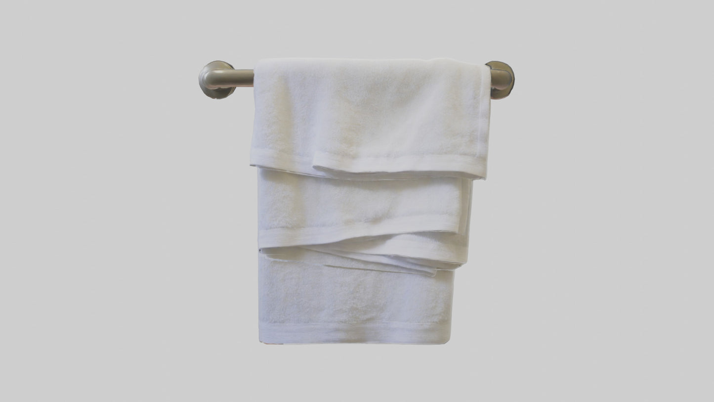 3D model Hand towel model VR / AR / low-poly