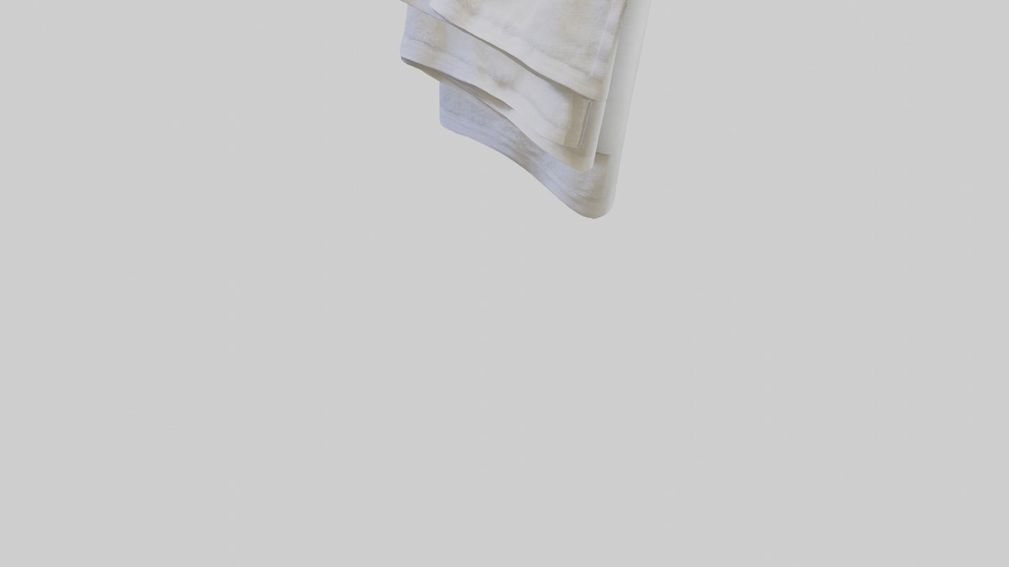 3D model Hand towel model VR / AR / low-poly