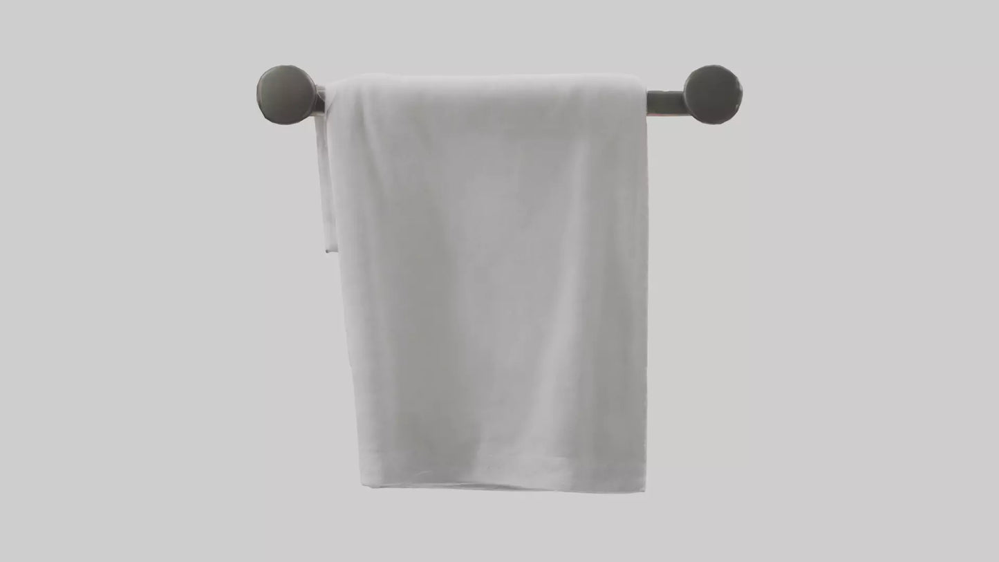 3D model Hand towel model VR / AR / low-poly