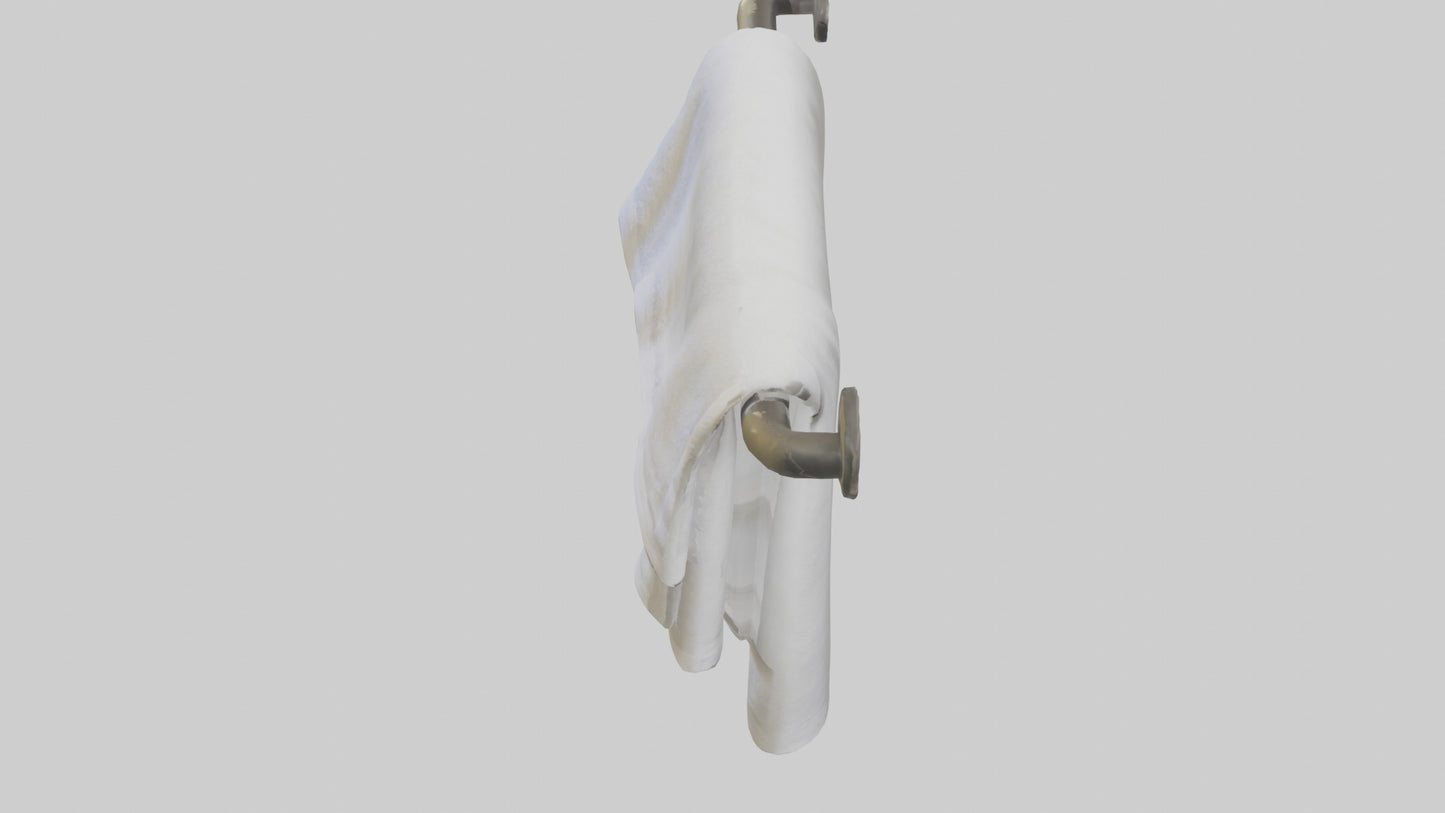3D model Hand towel model VR / AR / low-poly