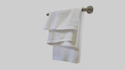 3D model Hand towel model VR / AR / low-poly