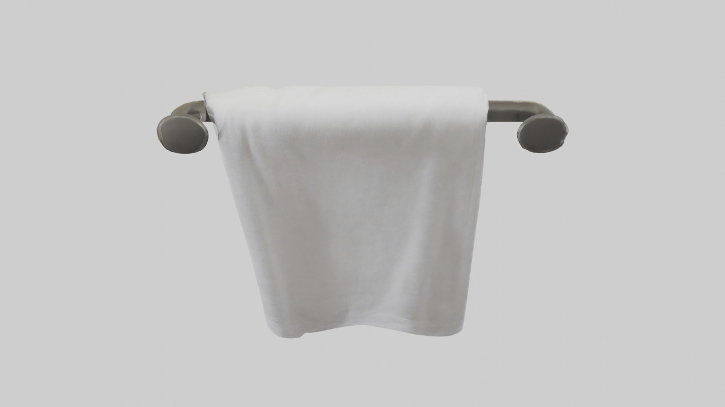 3D model Hand towel model VR / AR / low-poly