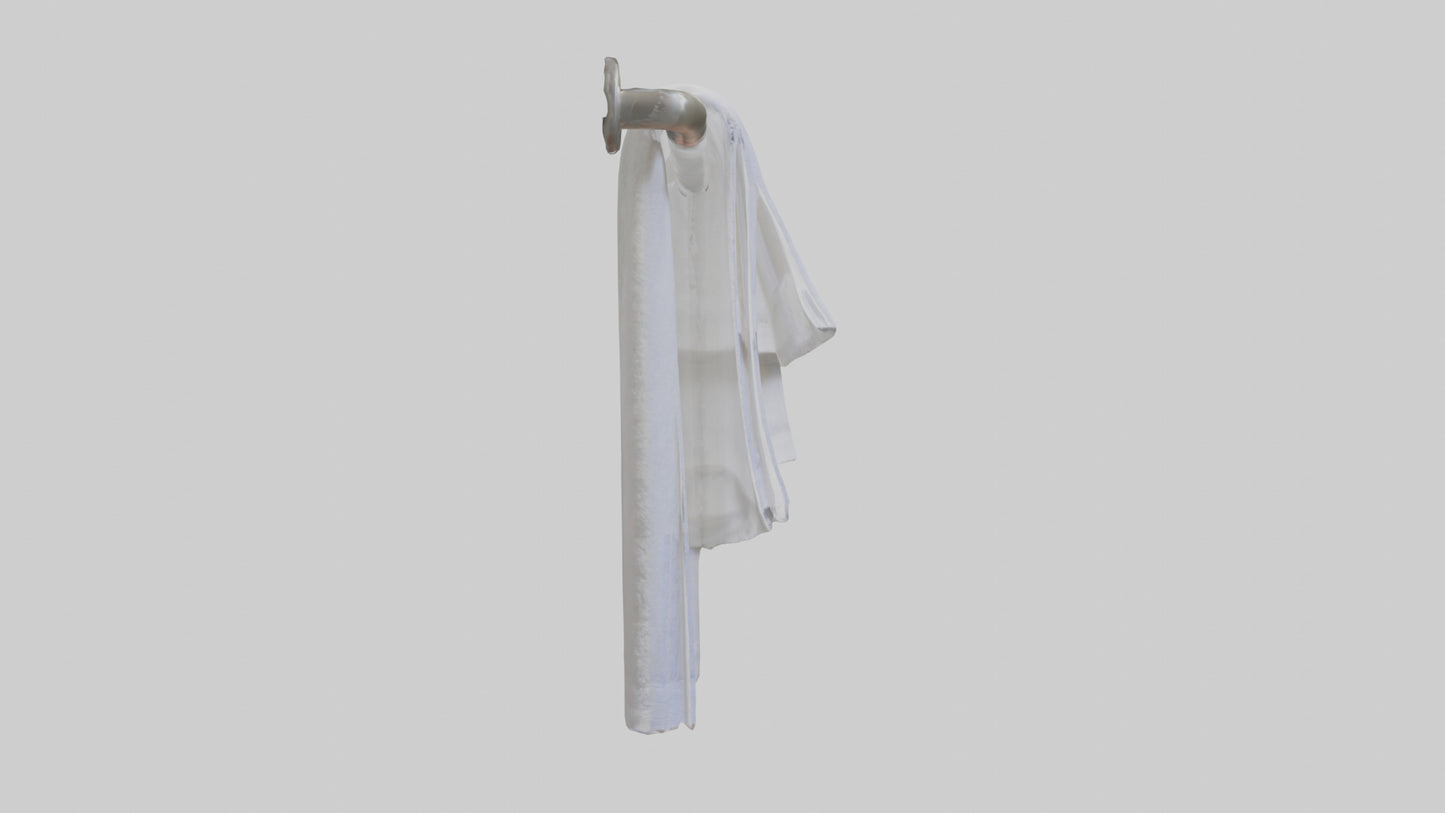 3D model Hand towel model VR / AR / low-poly