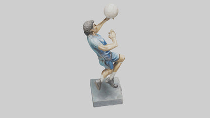 3D model Handball Player in Action statue model VR / AR / low-poly