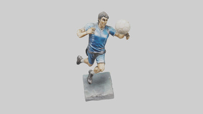 3D model Handball Player in Action statue model VR / AR / low-poly