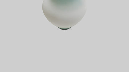 3D model Handblown glass vase model VR / AR / low-poly