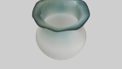 3D model Handblown glass vase model VR / AR / low-poly