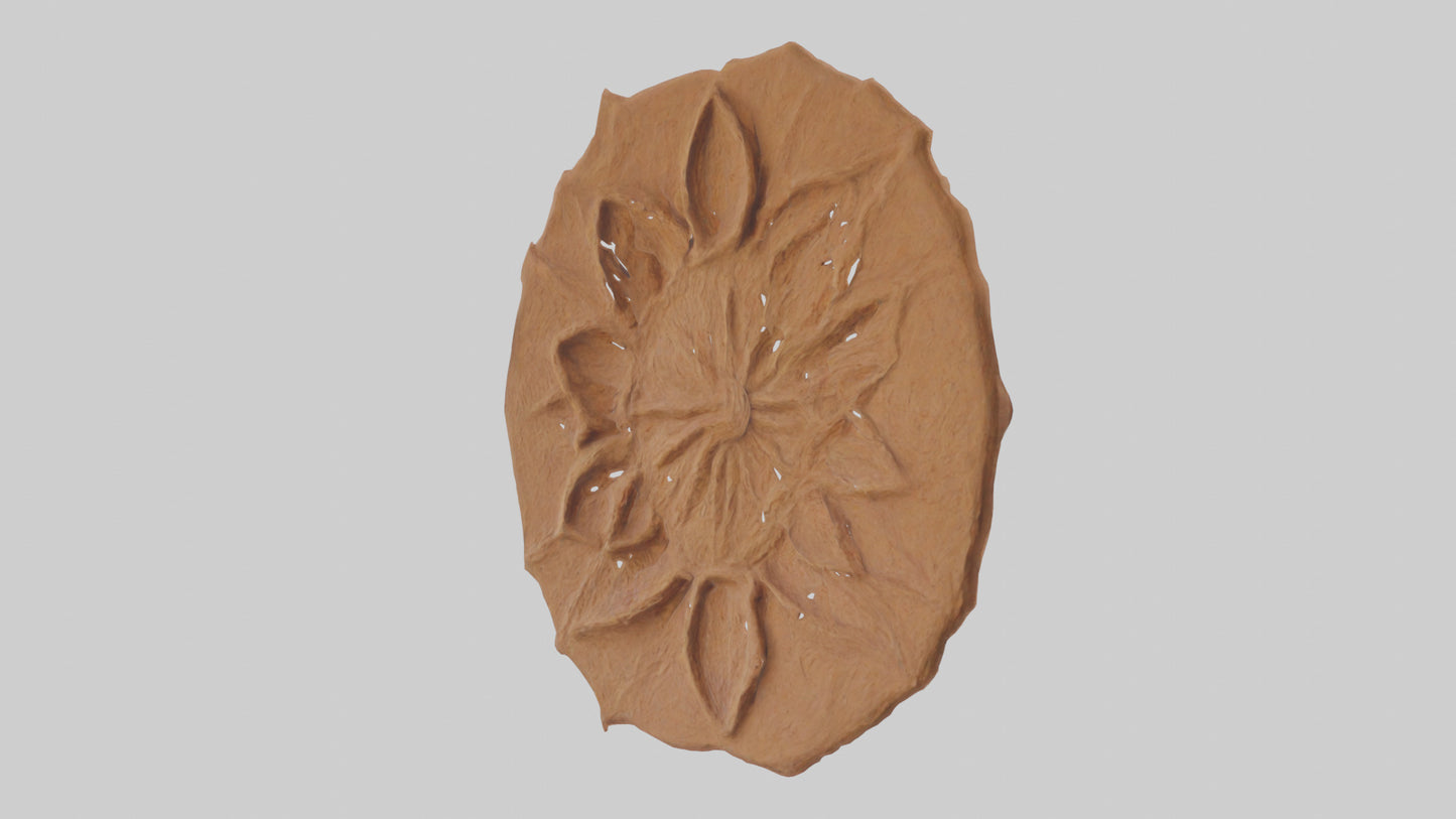 3D model Handcrafted Clay Wall Art VR / AR / low-poly