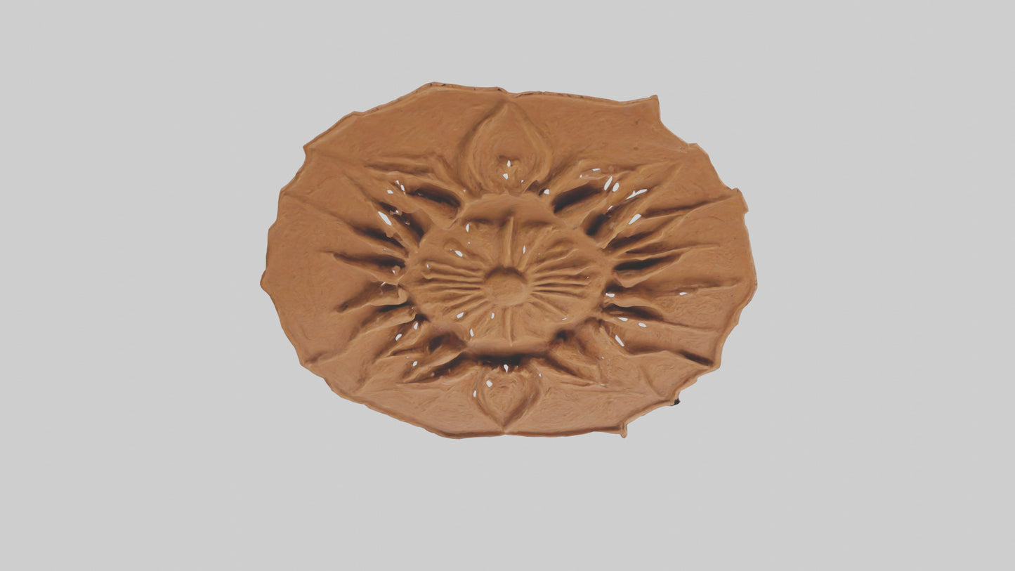 3D model Handcrafted Clay Wall Art VR / AR / low-poly