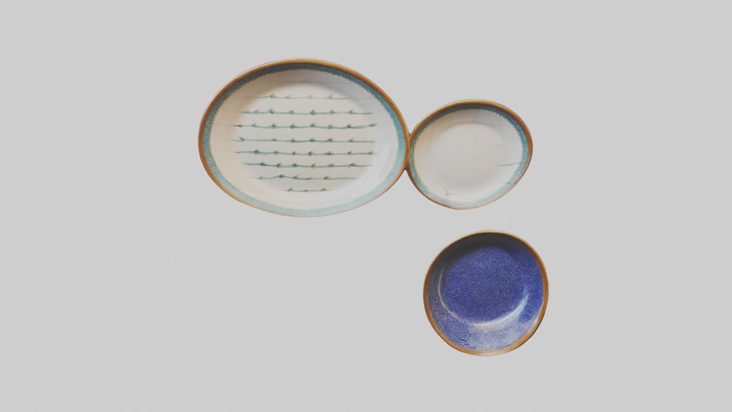 3D model Handcrafted Decorative Plates VR / AR / low-poly