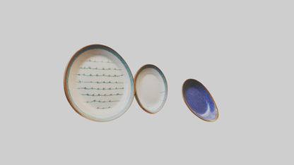 3D model Handcrafted Decorative Plates VR / AR / low-poly