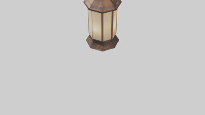 3D model Handcrafted lantern model VR / AR / low-poly