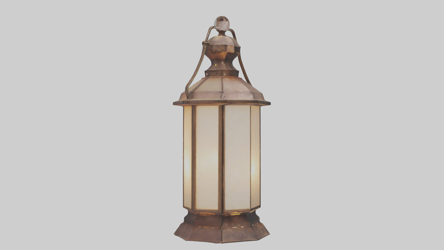 3D model Handcrafted lantern model VR / AR / low-poly