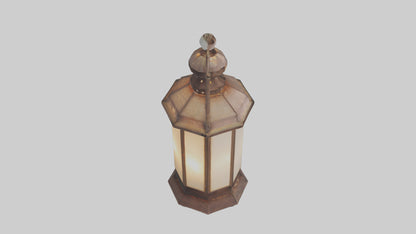 3D model Handcrafted lantern model VR / AR / low-poly