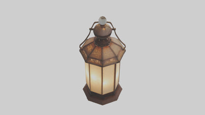 3D model Handcrafted lantern model VR / AR / low-poly