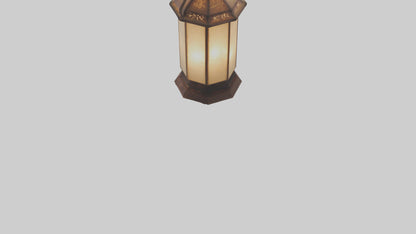 3D model Handcrafted lantern model VR / AR / low-poly