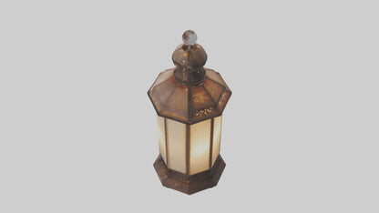 3D model Handcrafted lantern model VR / AR / low-poly