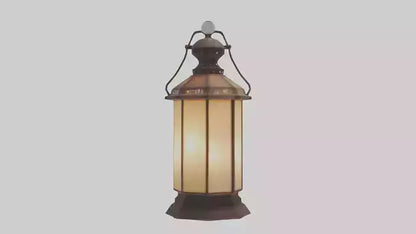 3D model Handcrafted lantern model VR / AR / low-poly