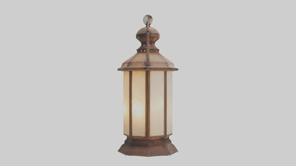 3D model Handcrafted lantern model VR / AR / low-poly