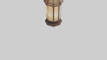 3D model Handcrafted lantern model VR / AR / low-poly