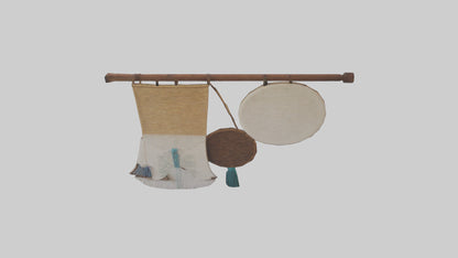 3D model Handcrafted Wall Hangings VR / AR / low-poly