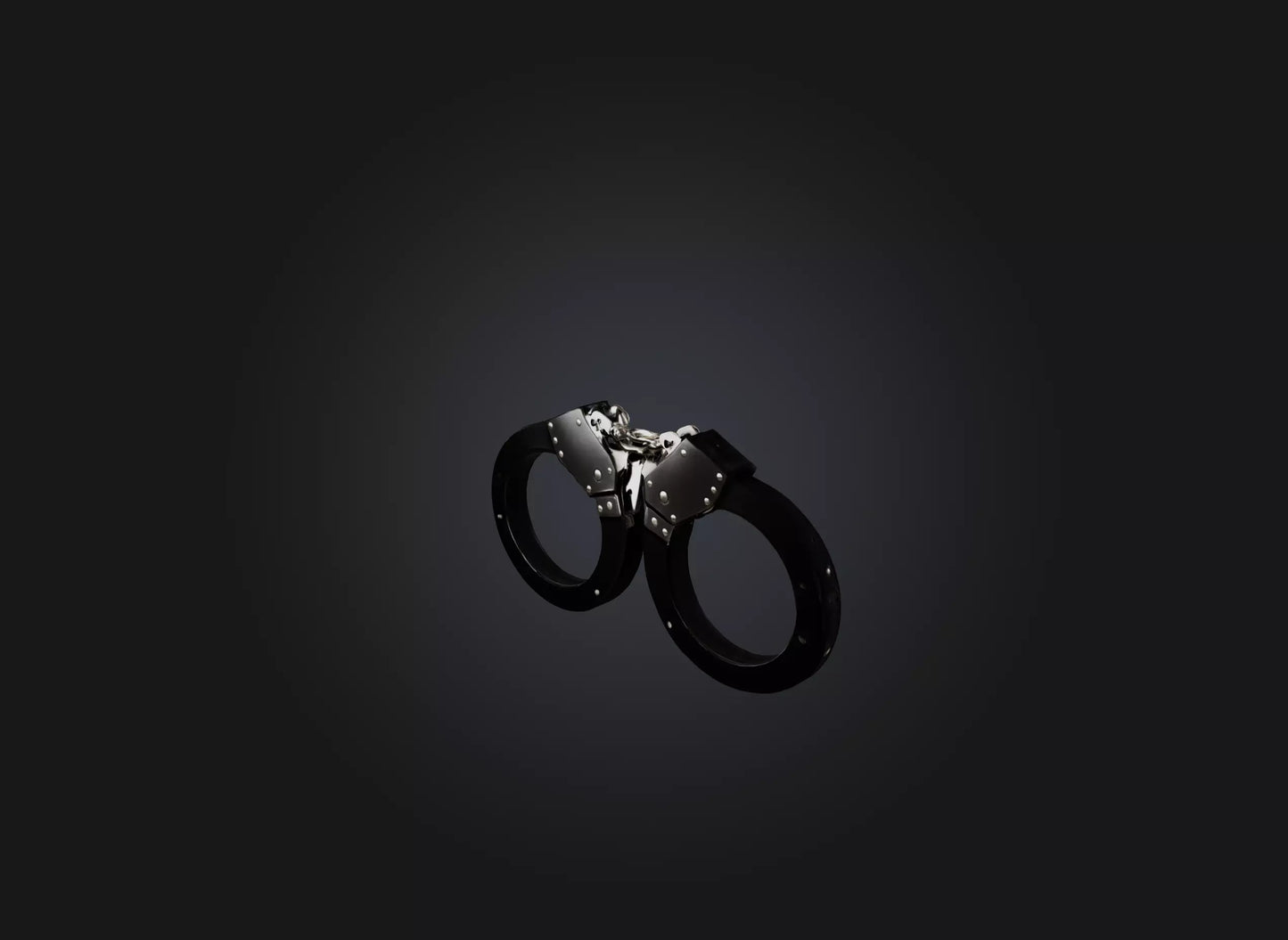 3D model handcuff VR / AR / low-poly