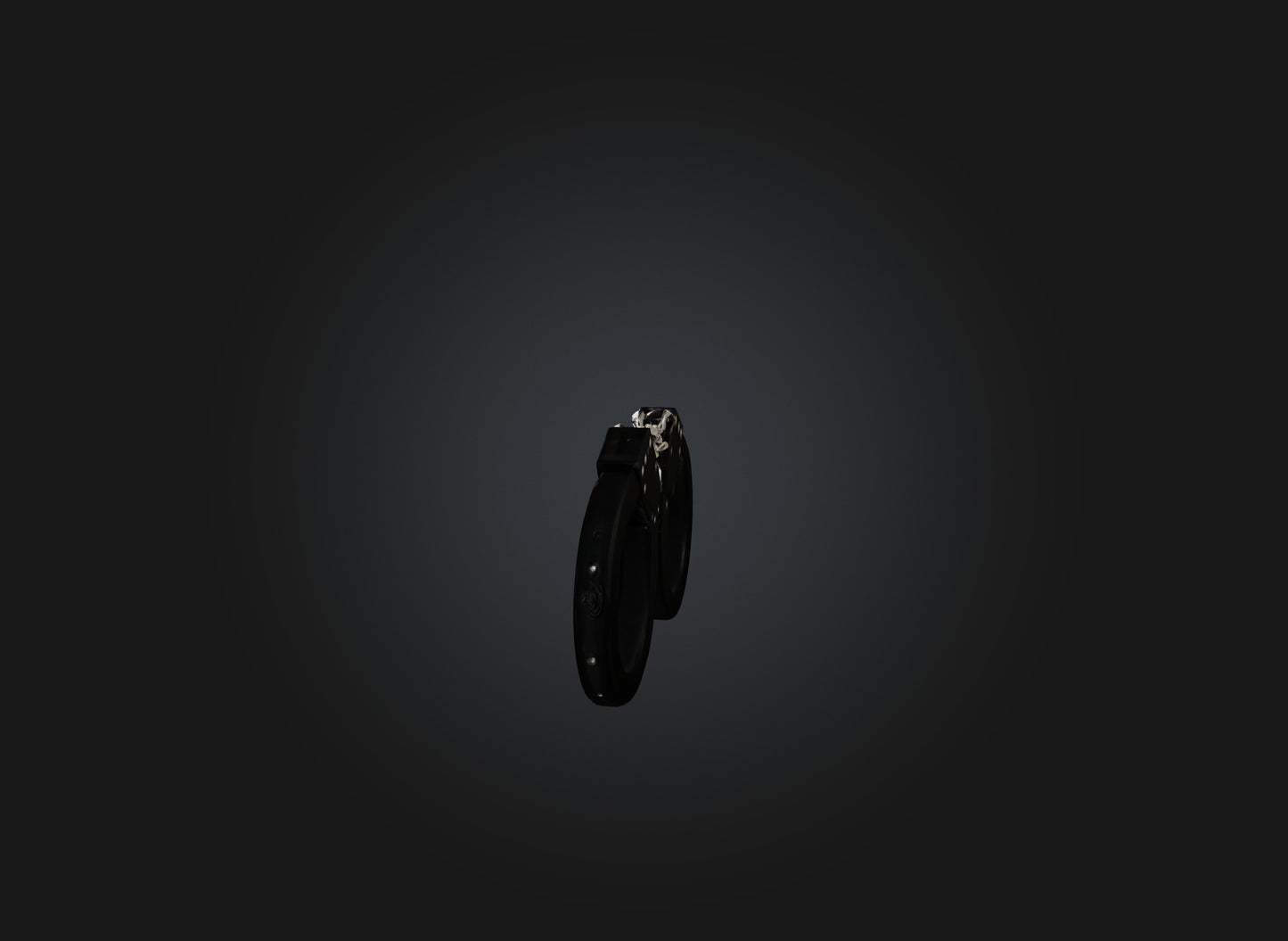 3D model handcuff VR / AR / low-poly