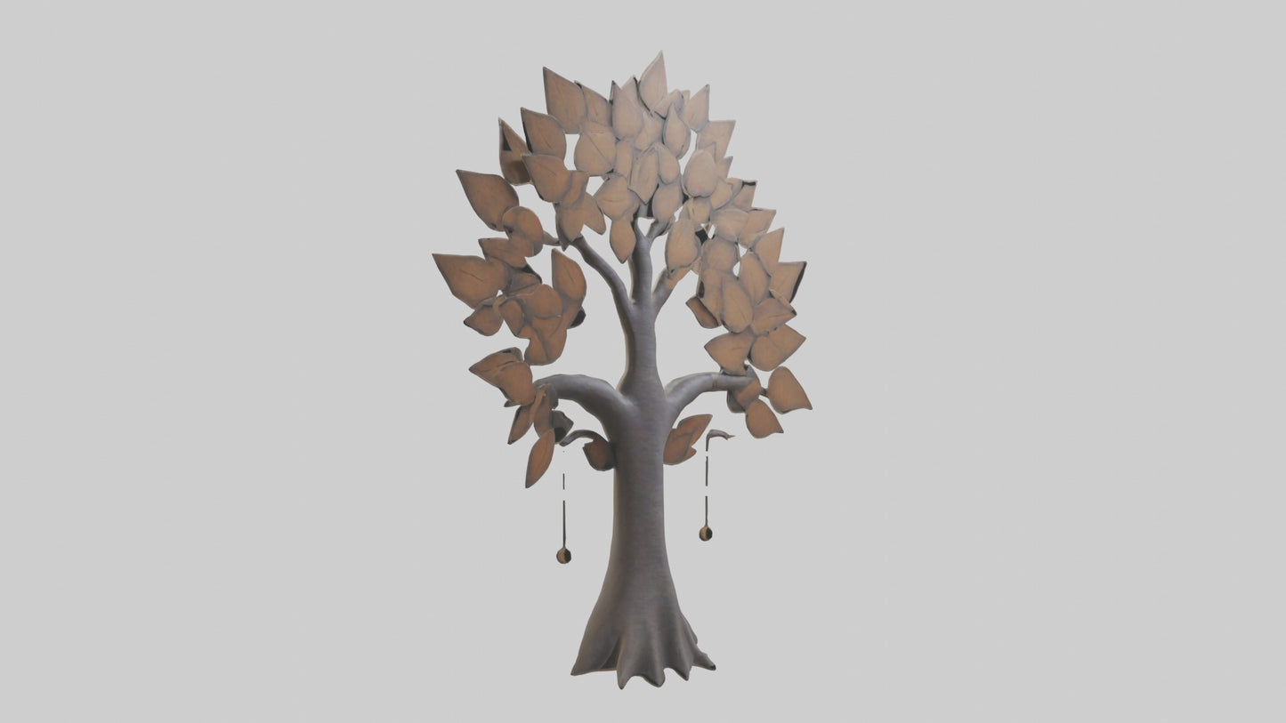 3D model Handmade wall art model VR / AR / low-poly