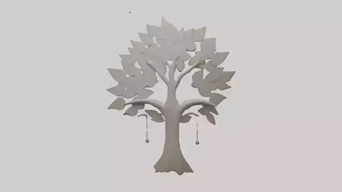 3D model Handmade wall art model VR / AR / low-poly