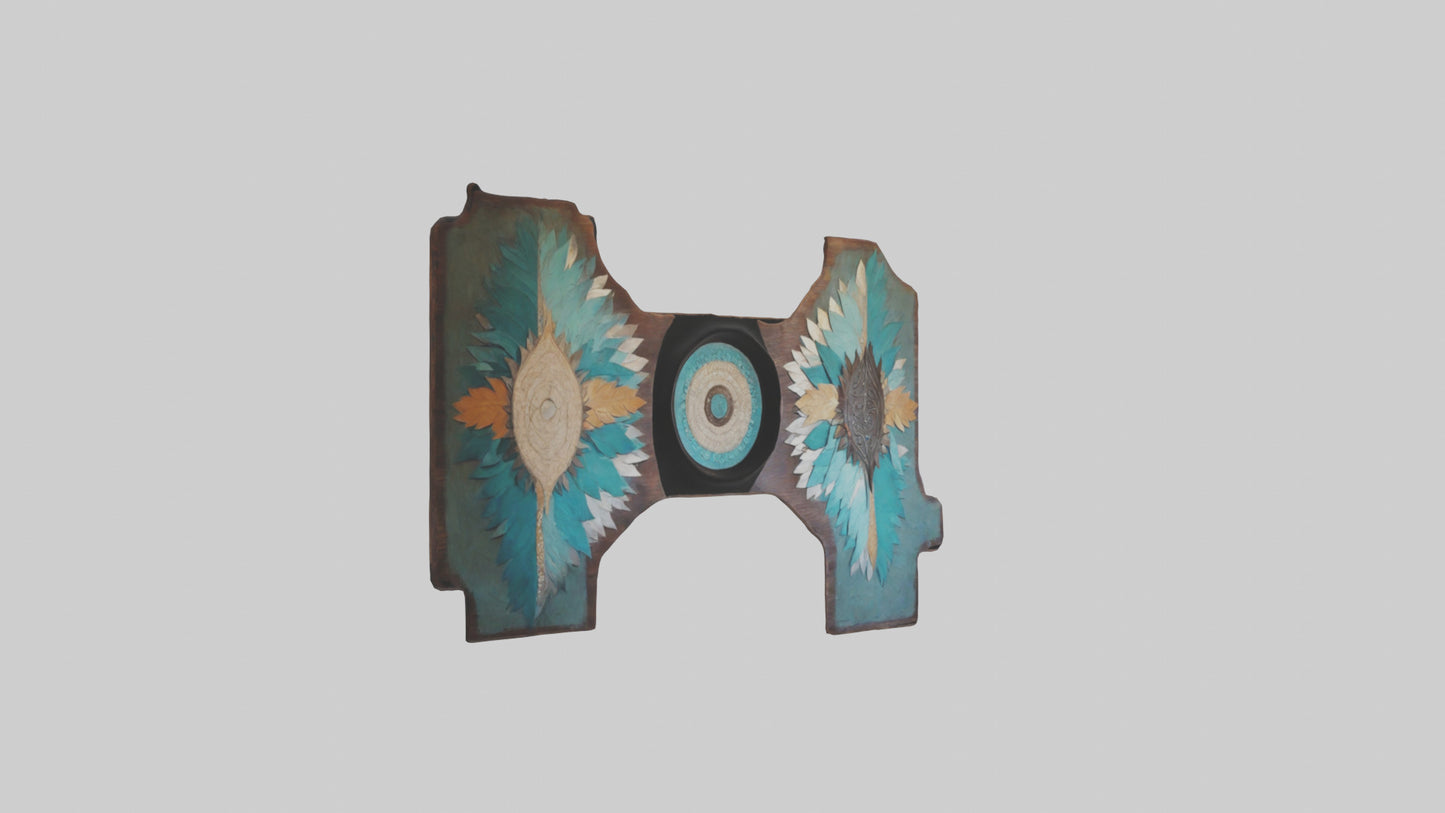 3D model Handmade Wall Pieces VR / AR / low-poly