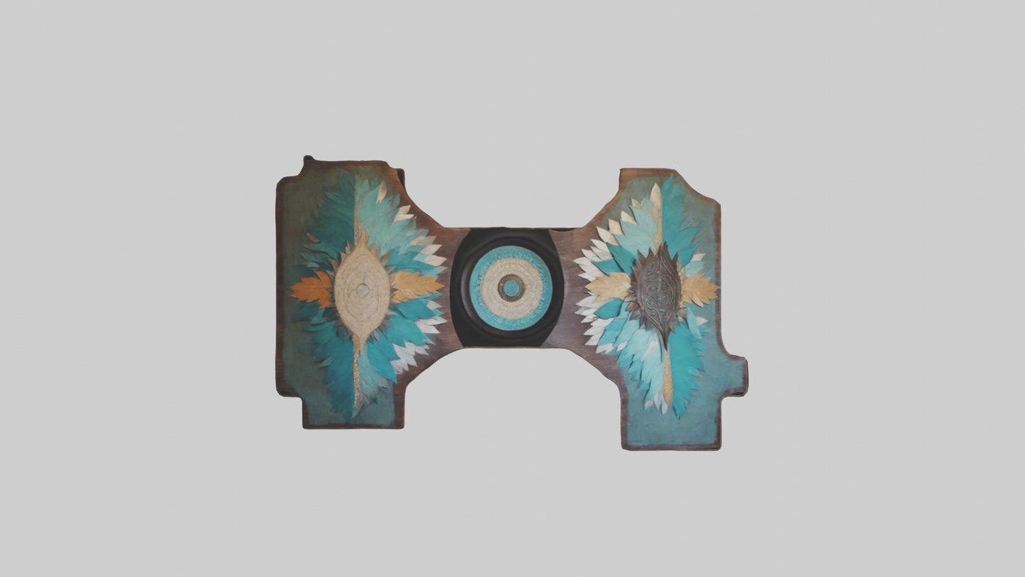 3D model Handmade Wall Pieces VR / AR / low-poly