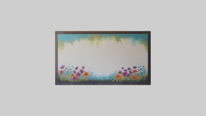 3D model Handpainted Canvas Art VR / AR / low-poly