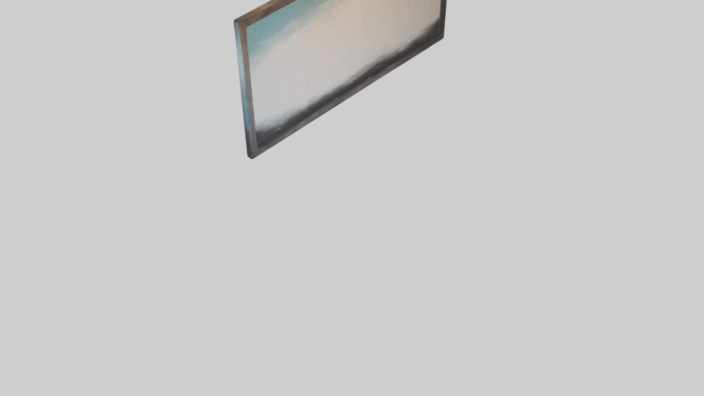 3D model Handpainted Canvas Art VR / AR / low-poly