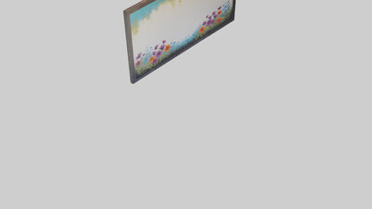 3D model Handpainted Canvas Art VR / AR / low-poly