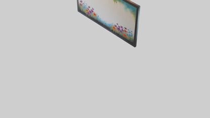 3D model Handpainted Canvas Art VR / AR / low-poly