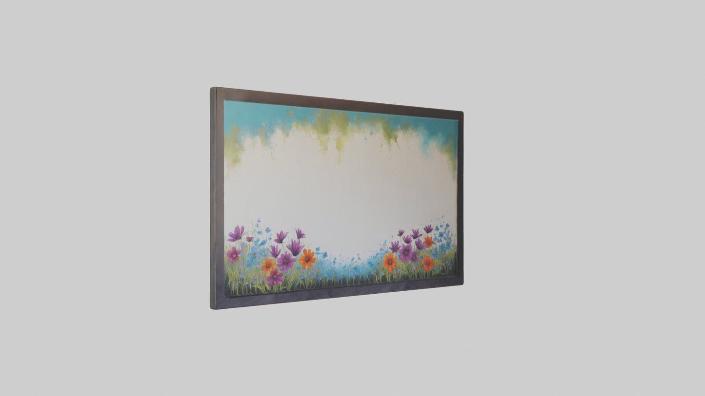 3D model Handpainted Canvas Art VR / AR / low-poly