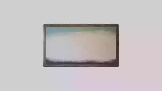 3D model Handpainted Canvas Art VR / AR / low-poly