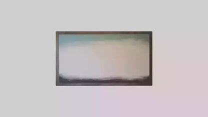 3D model Handpainted Canvas Art VR / AR / low-poly